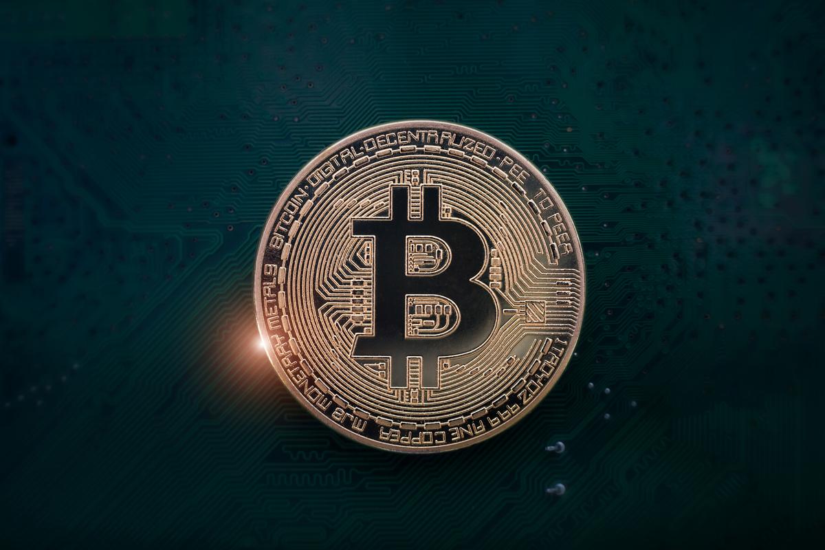 A powerful Bitcoin mining rig in action, showcasing the hardware's role in securing the network